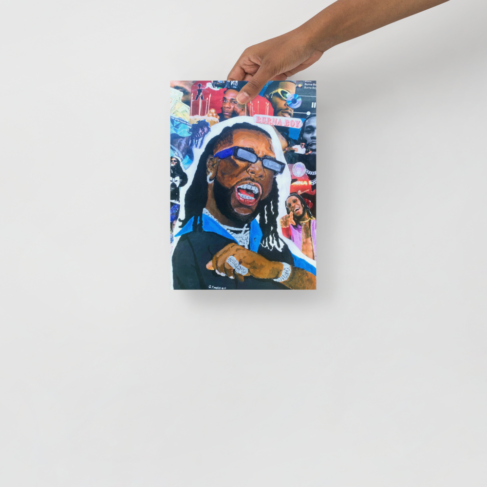 Burna boy print